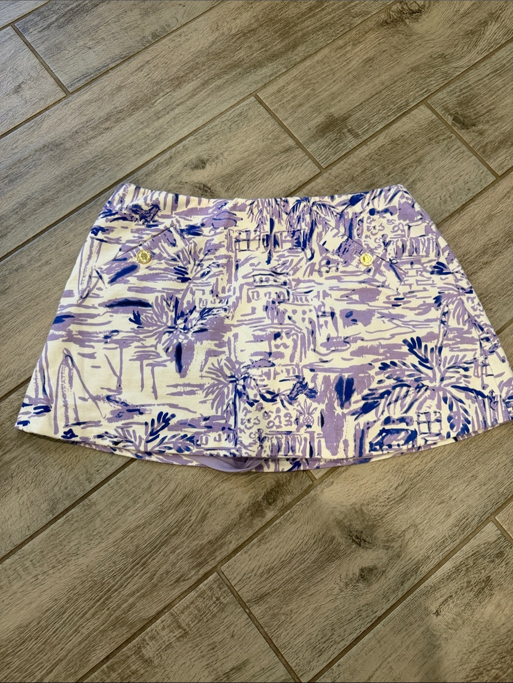 Lilly Pulitzer Madison Skort in Lilac Rock the Dock